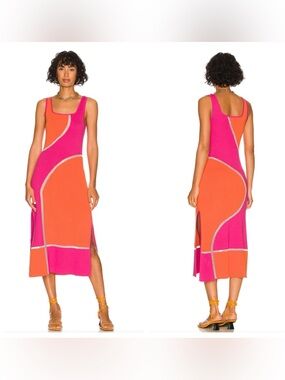 SOLID & STRIPED | Dresses | Nwot Solid Striped Bailey Mini Dress In Mixed  Leaf Print S | Poshmark